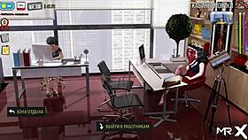 secretaries flash their butts in office game