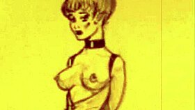 i love these vintage erotic drawings with comic cartoon anime hentai, they're so antique