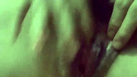 My sister is playing with her pussy using toys.