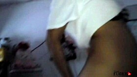 latina babe cheats with friend's anal ride in bedroom