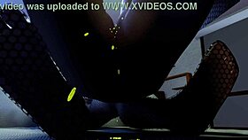 bdsm hardcore pissing slut sucks off a long hard futa cock