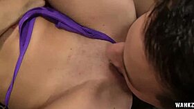 STUD LEAVES CAROLINES SEXY PANTIES DRENCHED AFTER BLOWJOB