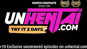 In this hentai, the stepson fucks his stepmom in the kitchen, uncensored and subtitled.