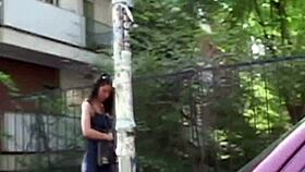 brunette ENJOYS a THREESOME