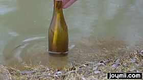 Joymii teen squirts in solo play