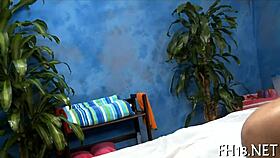 Intense massage turns into hardcore porn session