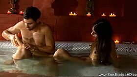 Indian Couple Enjoys Sensual Massage Leading to Pussy Fucking