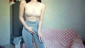 Futa Step Sister Jerks Massive Cock, Cums Hard in Condom for Taboo Fetish Fun. Watch Her Spill Jizz!