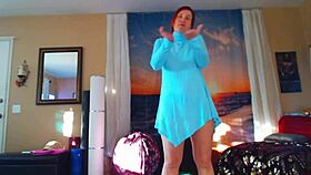 Dress try on and unboxing with girlfriend slut gay pussy shaved big ass babe cute wife hairless