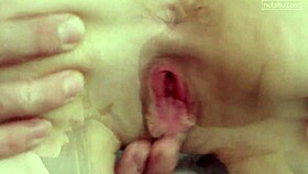 Young amateur gets double teamed hard