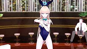 i can't stop watching this 3d anime hentai with toki