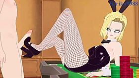 Android 18 fucks chi-chi bunny?