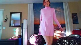 Dress try on and unboxing with girlfriend slut gay pussy shaved big ass babe cute wife hairless