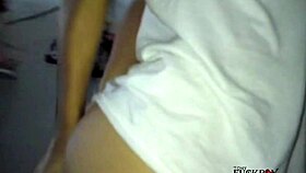 latina babe cheats with friend's anal ride in bedroom