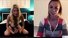 Aidra Fox Chats on Webcam with GF Charlotte Stokely