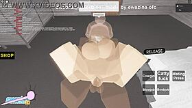57 roblox porn with tits, anal, and monster cock