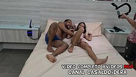 Karolzinha Enjoys Threesome In Hotel With Big Black Cock