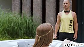 Vixen Sporty Emelie Wants Alone Time With Her Instructor