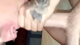 Teen ex intriguingly sucks my dick with passion