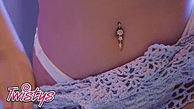 Gizelle Blanco Teases In Her Bikini By The Pool Shows Her Pierced Nipples Beachy Locks Pussy - Twistys