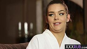 Horny Latina Milf Kimber Woods Masters Cock Massage Before Sucking Hard.