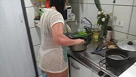 Sarah Rosa cooks sexy pasta with a sensual Latina twist