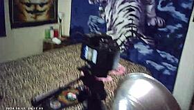 Behind The Scenes Glasses Cam Video Of Maxxx Loadz & Azn Blonde Doing Hardcore Xxx Porn Scene