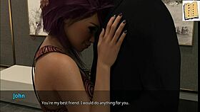 Chatting with gorgeous pink-haired MILF gets erotic!