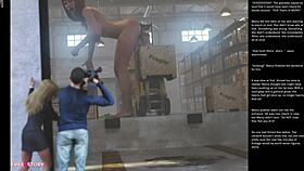 Big apple small gesture in 3d cartoon sex?