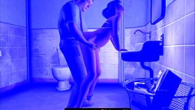 Paying the RENT and UTILITIES in cartoon