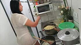 Sarah Rosa cooks sexy pasta with a sensual Latina twist