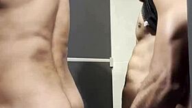 Gym Bathroom Encounter: Sucked Him, Tried Anal!