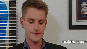 Gay Twink Gets Anal In Office.