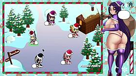 Pandora Gets Her Huge Ass Stuffed with BBC in Christmas Outfit