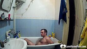 Friends Horny Finally Gets Dicked By Me In Bath Homemade