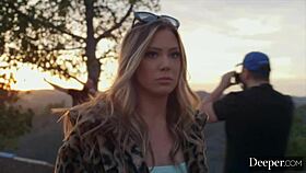 Deeper with beautiful petite 18+ Lilly taking Anton’s throbbing BBC