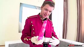 Anal lover aurelly rebel fucked balls deep during hotel room threesome