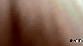 Bubble Butt Blonde Banging Hard In Public Garage With Voyeurs Watching