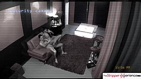 Raven Bay Strips and Gets Fucked by Huge Cock