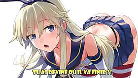 shimakaze veux faire de toi son esclave sexuel hentai kancolle femdom joi cbt feet anal.