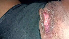 Fucking big pussy until she squirts on balls