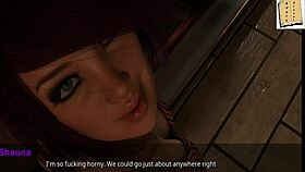 Chatting with gorgeous pink-haired MILF gets erotic!