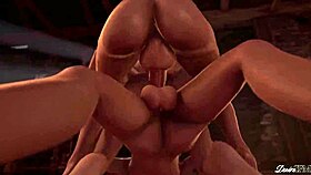 Lodge Corruption Sacrifice DesireSFM 3D Animation 4K with Huge Cock and Boobs