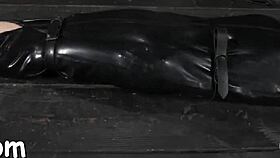 Hotty receives a neck collar and legs widen wide open