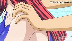 Step sister says to step brother, 'We almost got caught fucking in the pool!'