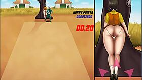 horny anime girl says 'fuck my ass hard and make me squirt'