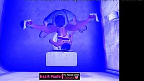 Paying the RENT and UTILITIES in cartoon