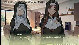 summer clover says, 'you're fired because of your giant cock in this harem game'