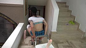 alexandra miret teases with transsexual allure