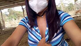 Widowed Stepmother Seduces Stepson on Country Farm